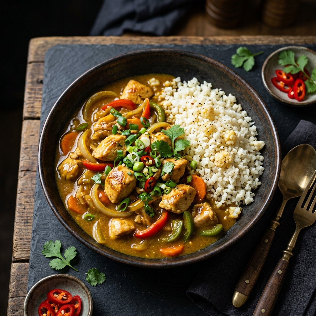 keto_chinese_chicken_curry_cauliflower